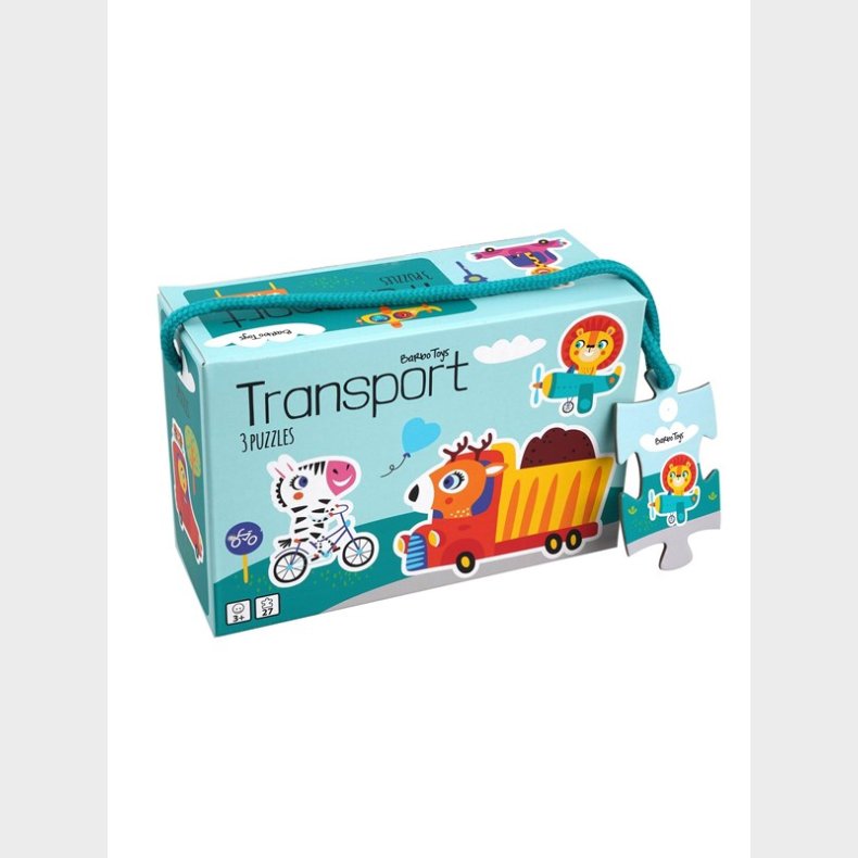 Barbo Toys 3 Transport Puslespil