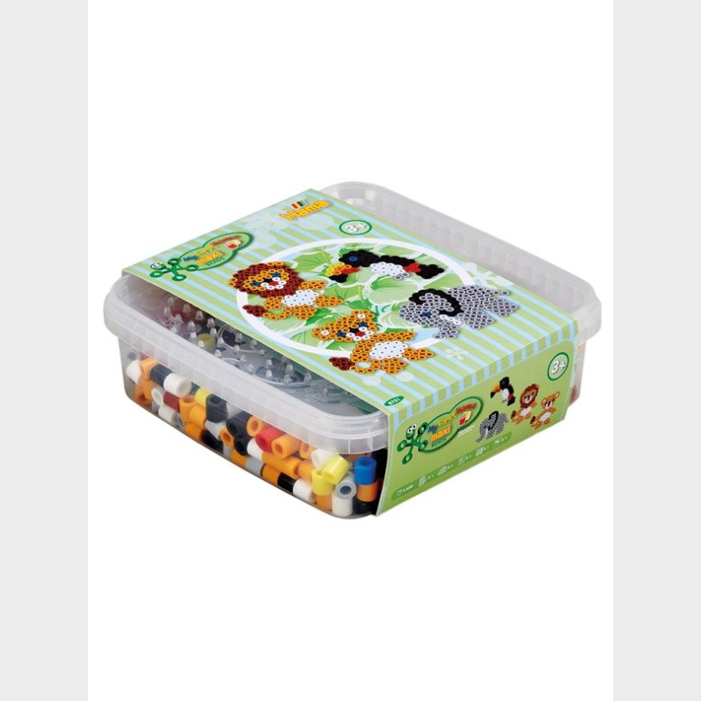 Hama Iron On Bead Set Maxi - Wild Animals 600stk.