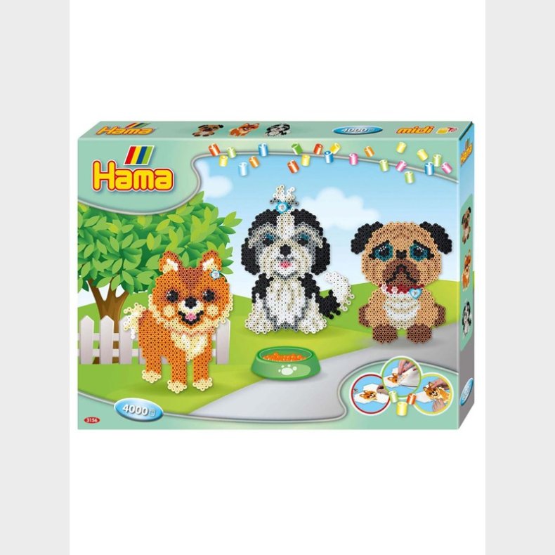 Hama Perler Set - Dogs 4000 stk.