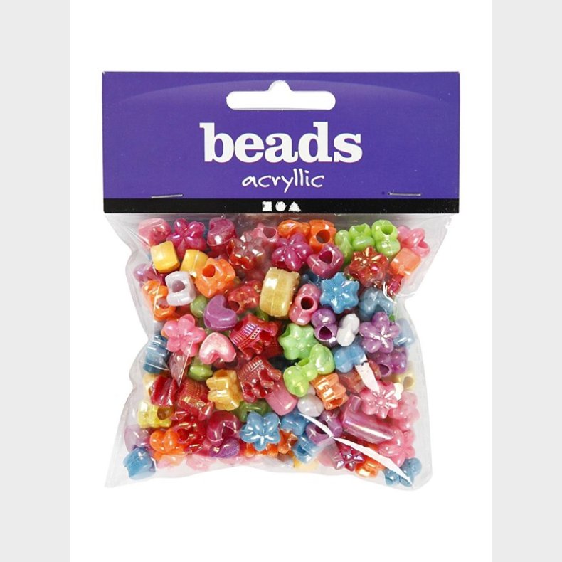 Creativ Company Figure Beads Multicolour approx. 190pcs.