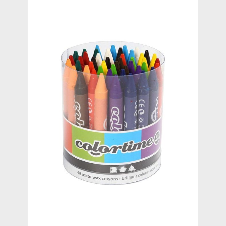 Creativ Company Set with 12 color crayons 48 pcs.