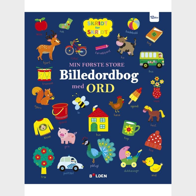 Min frste store billedordbog med ord - Brnebog - hardcover