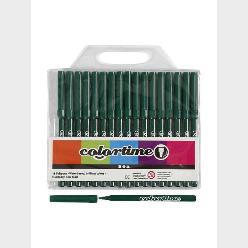 Creativ Company Dark green markers 18st.