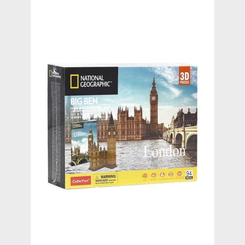 Cubic Fun Big Ben 3D 94 stk. 3D Puslespil