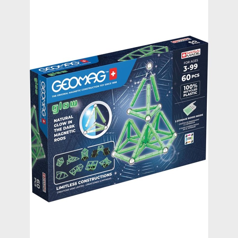 Geomag Glow Recycled 60 stk.