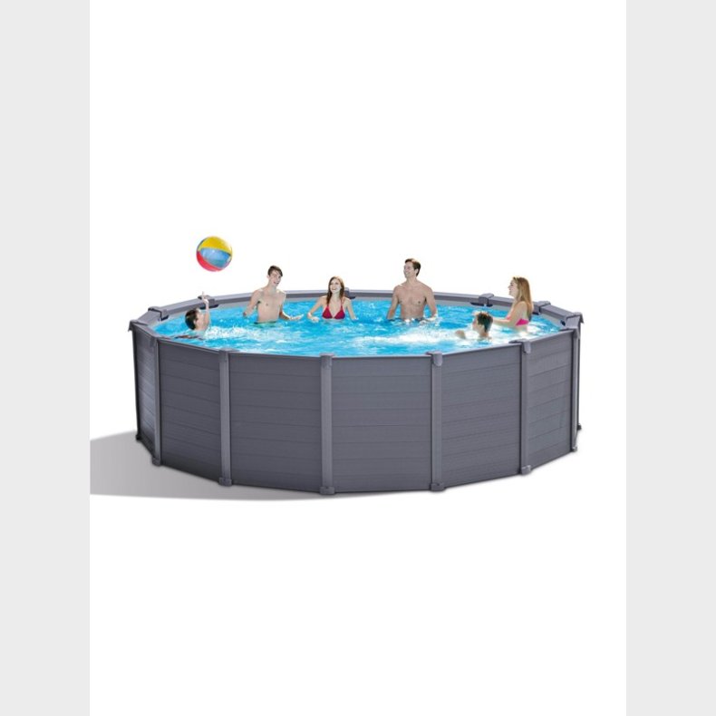 Intex Graphite Gray Panel Pool St, 16.805L, 478x124 cm