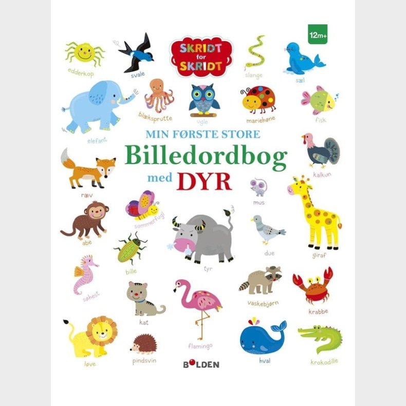 Min frste store billedordbog med dyr - Brnebog - hardcover