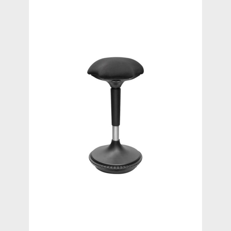 LogiLink Height adjustable wobble stool for sit-stand desk Skammel - ABS-gummi - Op til 120 kg