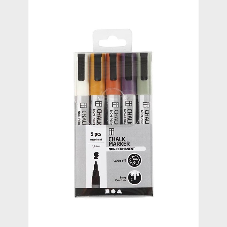 Creativ Company Chalk Markers Pastels 5pcs.