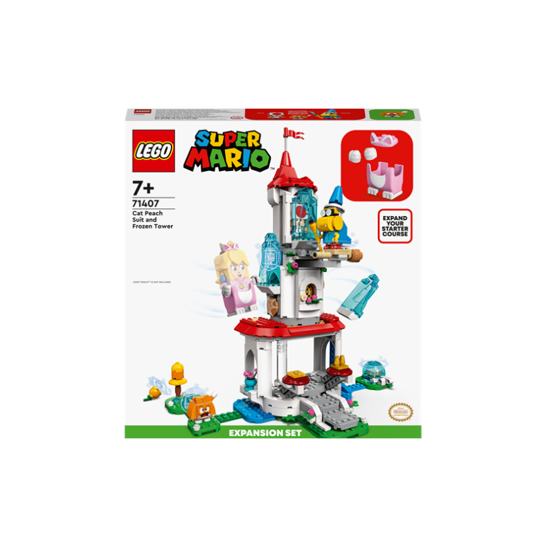 LEGO Super Mario 71407 Peach-kattedragt og frosttrn - udvidelsesst