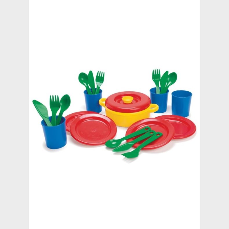 Dantoy Dinner set in net (4381)