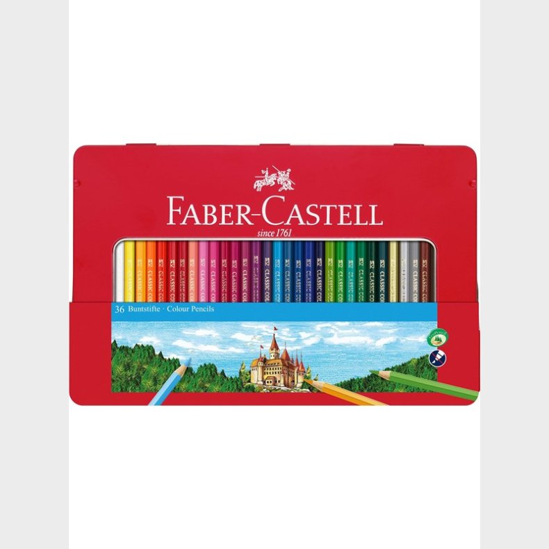 Faber Castell Classic Colour colour pencils tin of 36