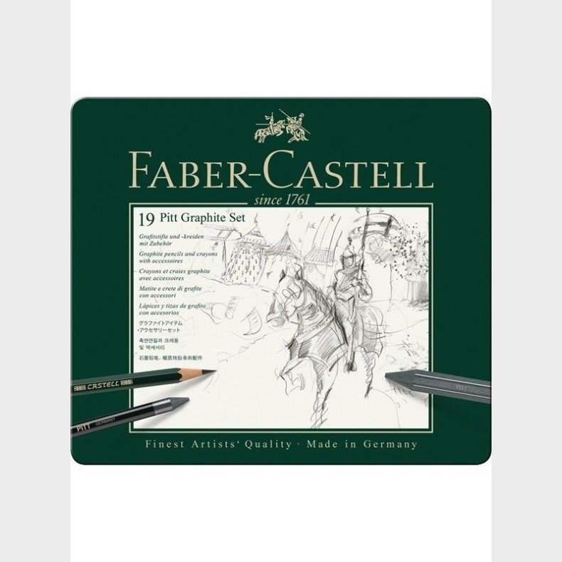 Faber Castell Set Pitt Graphite tin of 19