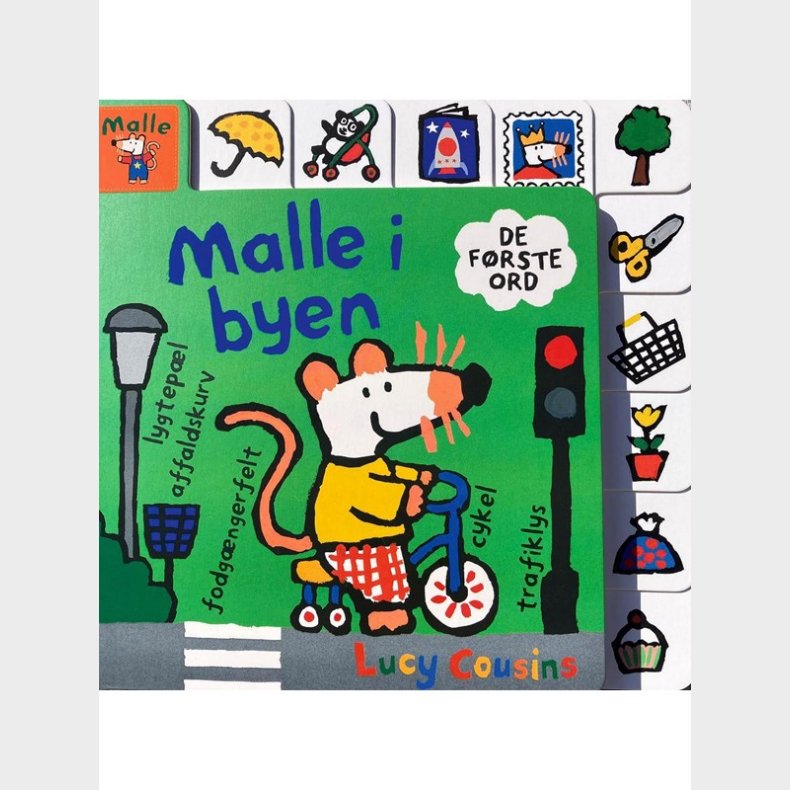 Malle i byen - Brnebog - Board books