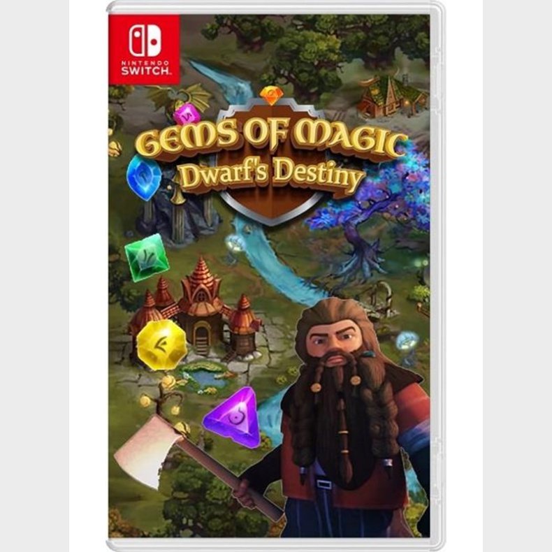 Gems of Magic: Dwarf&apos;s Destiny (Code in a Box) - Nintendo Switch - Eventyr