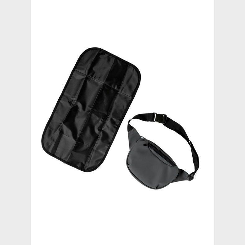 BabyDan Changing bag Mini, gr - Fanny Pack pusletaske med underlag