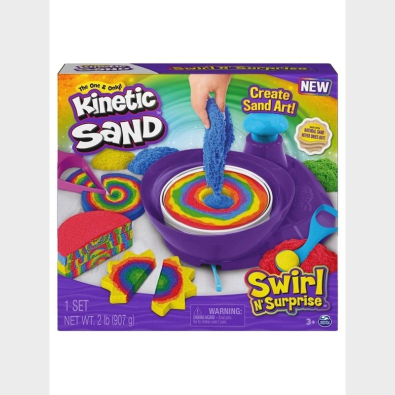 Kinetic Sand Swirl N&apos; Surprise