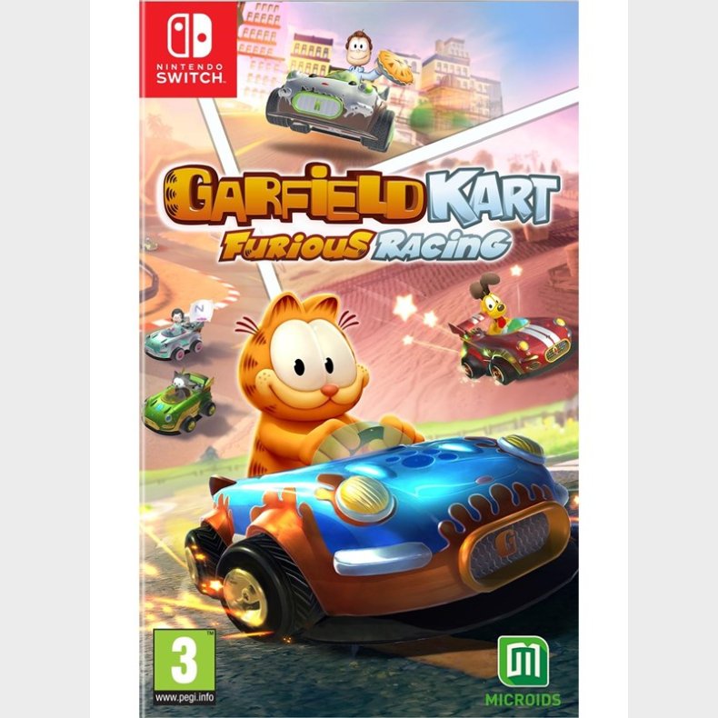 Garfield Kart Furious Racing (Code in a Box) - Nintendo Switch - Racing