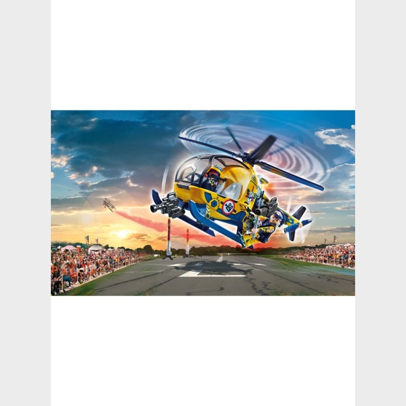 Playmobil Stunt Show - Air Stunt Show helikopter med filmhold