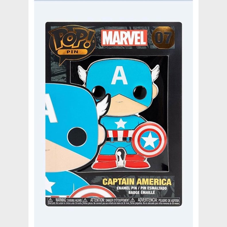 Funko! POP! Pin: Marvel (Captain America)