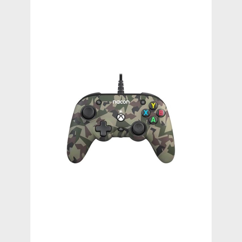 NACON Wired Pro Compact Controller Green Camo - Controller - Microsoft Xbox One