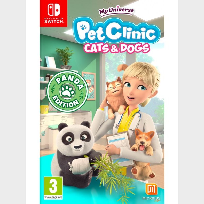 My Universe: Cats + Dogs Pet Clinic - Panda Edition - Nintendo Switch - Virtuelle kledyr