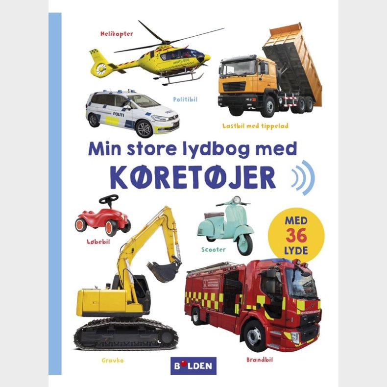 Min store lydbog med kretjer - Brnebog - hardcover