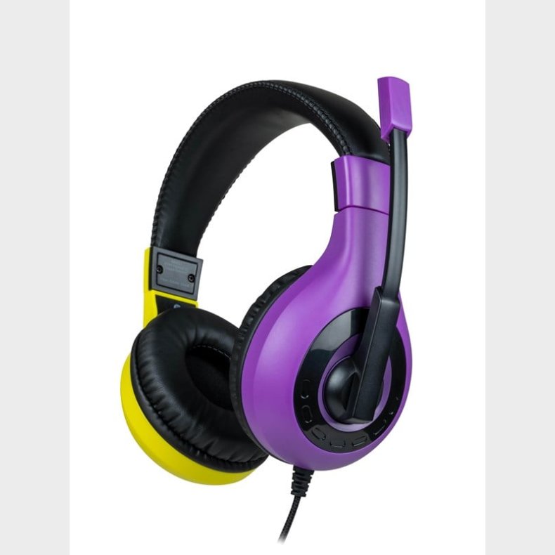 BigBen Interactive Stereo Gaming Headset V1 - Purple + Yellow