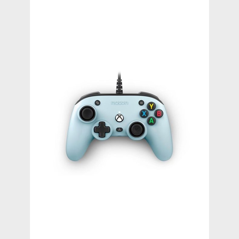 NACON Official Wired Pro Compact Controller - Pastel Blue - Controller - Microsoft Xbox One