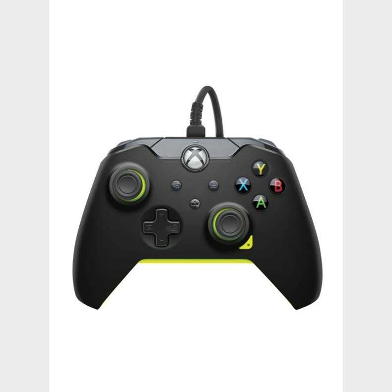 PDP Gaming Wired Controller - Electric Black - Controller - Microsoft Xbox One