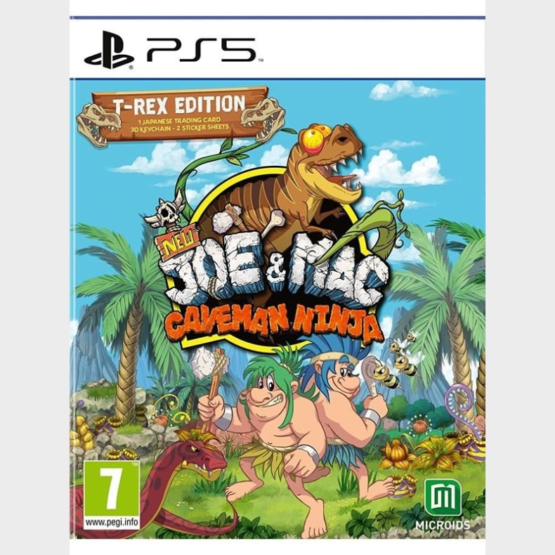 New Joe &amp; Mac: Caveman Ninja - T-Rex Edition - Sony PlayStation 5 - Platformer