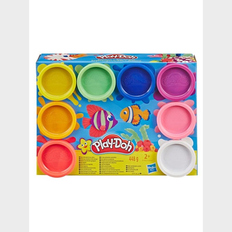 Hasbro St med 8 btter Play-Doh-modellervoks i 8 regnbuefarver