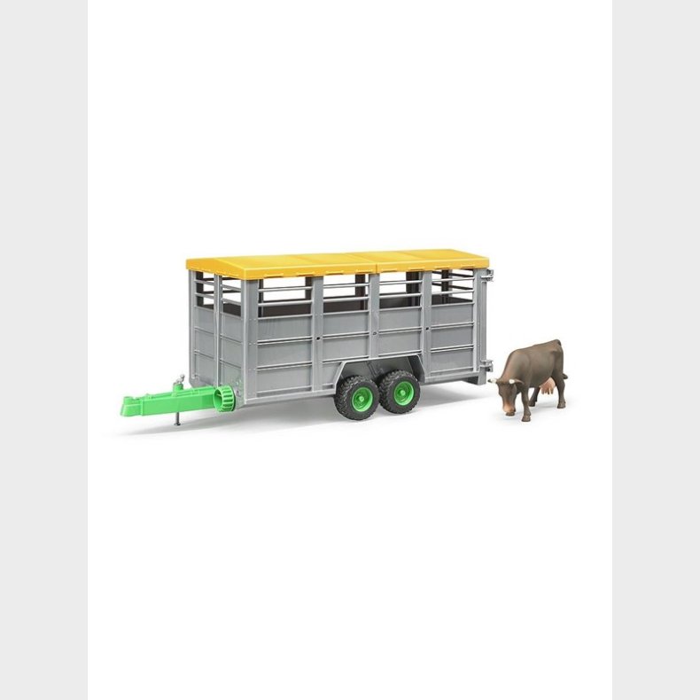 Bruder Livestock trailer with 1 cow