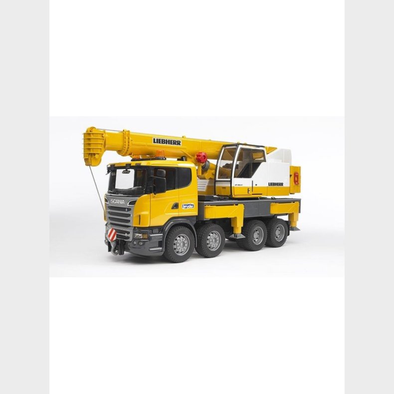 Bruder Scania R-Series Liebherr crane truck and Light &amp; Sound Module