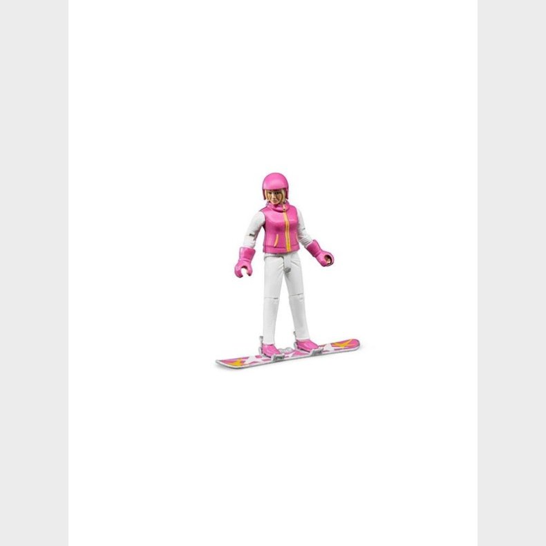 Bruder Snowboarder (female) with accessories