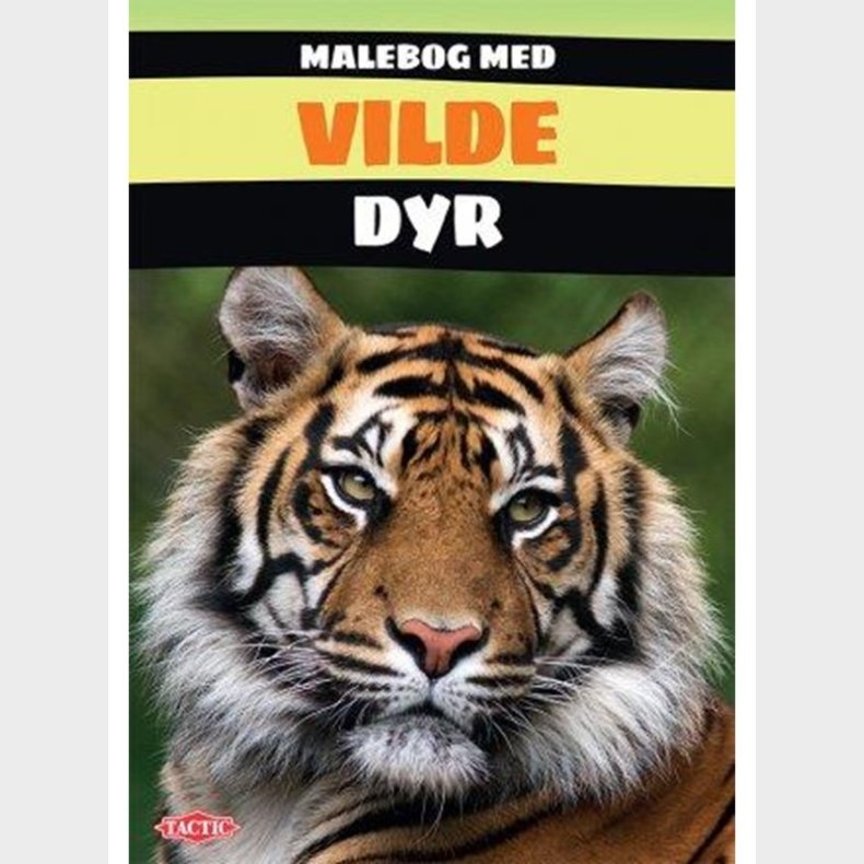 Malebog med vilde dyr (DK) - Brnebog