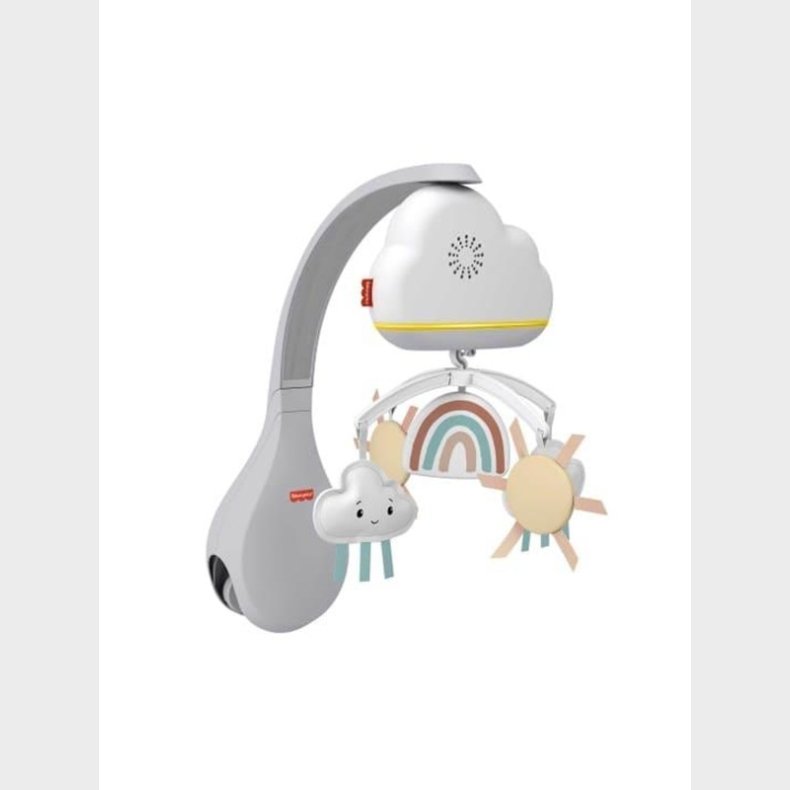 Fisher Price Rainbow Showers Bassinet To Bedside Mobile Sound Machine