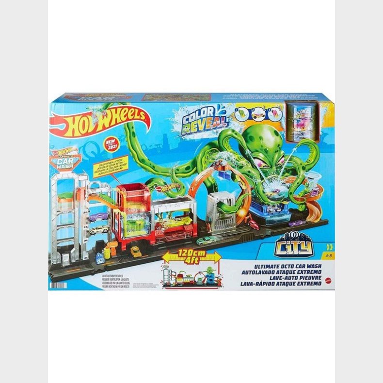 Hot Wheels City Ultimate Octo Car Wash Playset