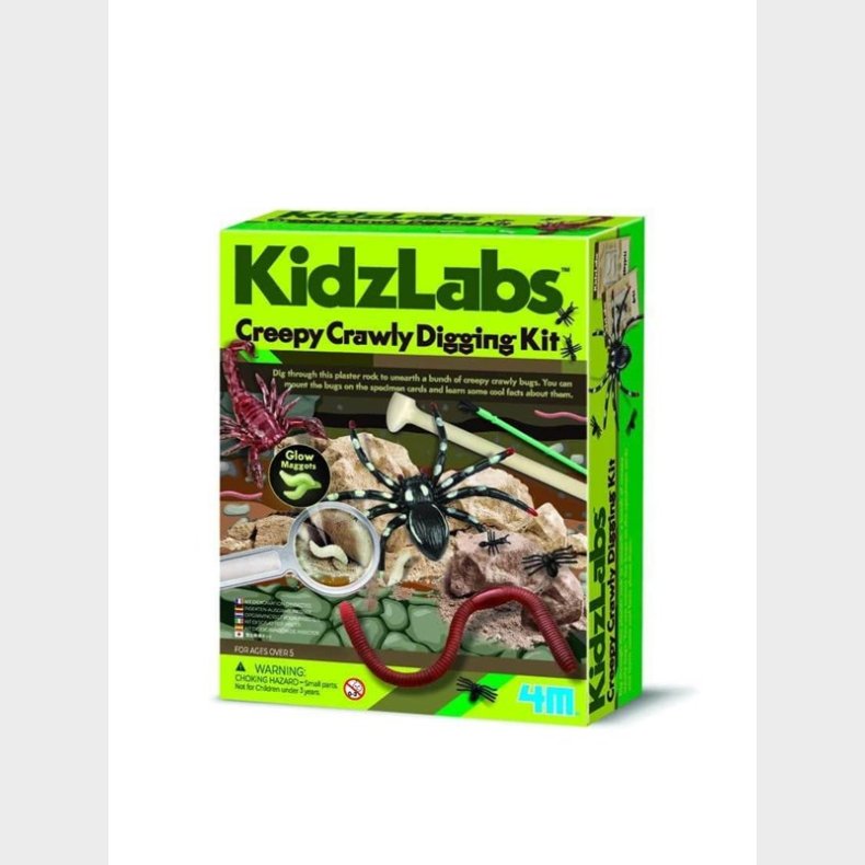 4M KIDZLABS / CREEPY CRAWLY DIGGING KIT