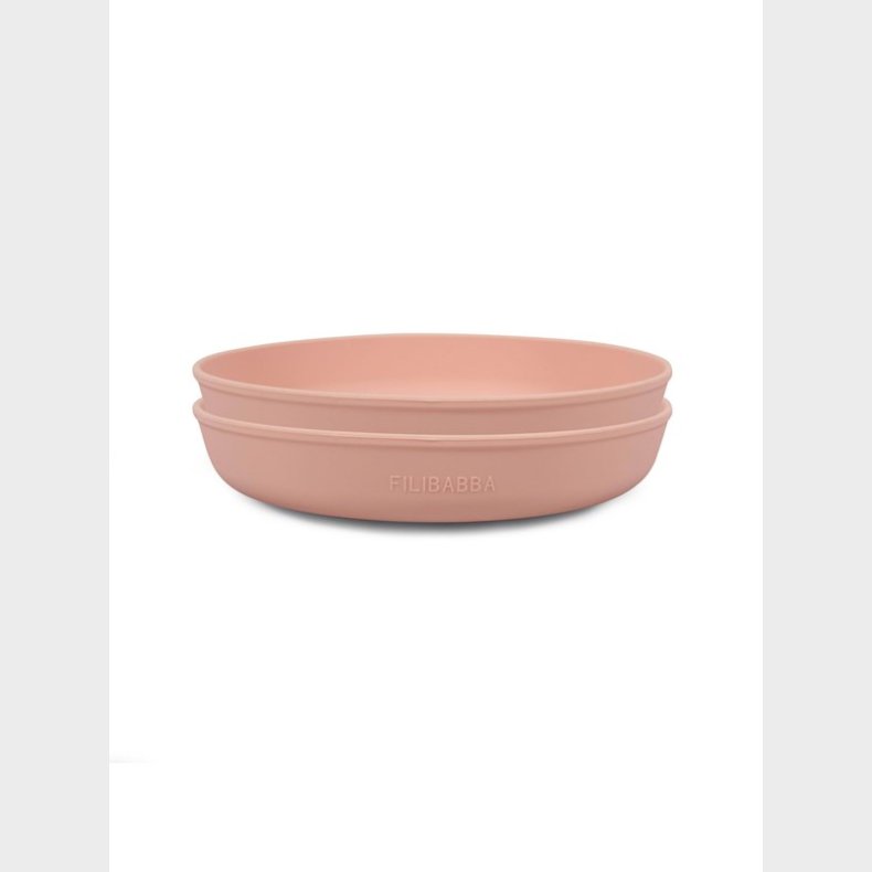 Filibabba Silicone plate 2-pack - Peach