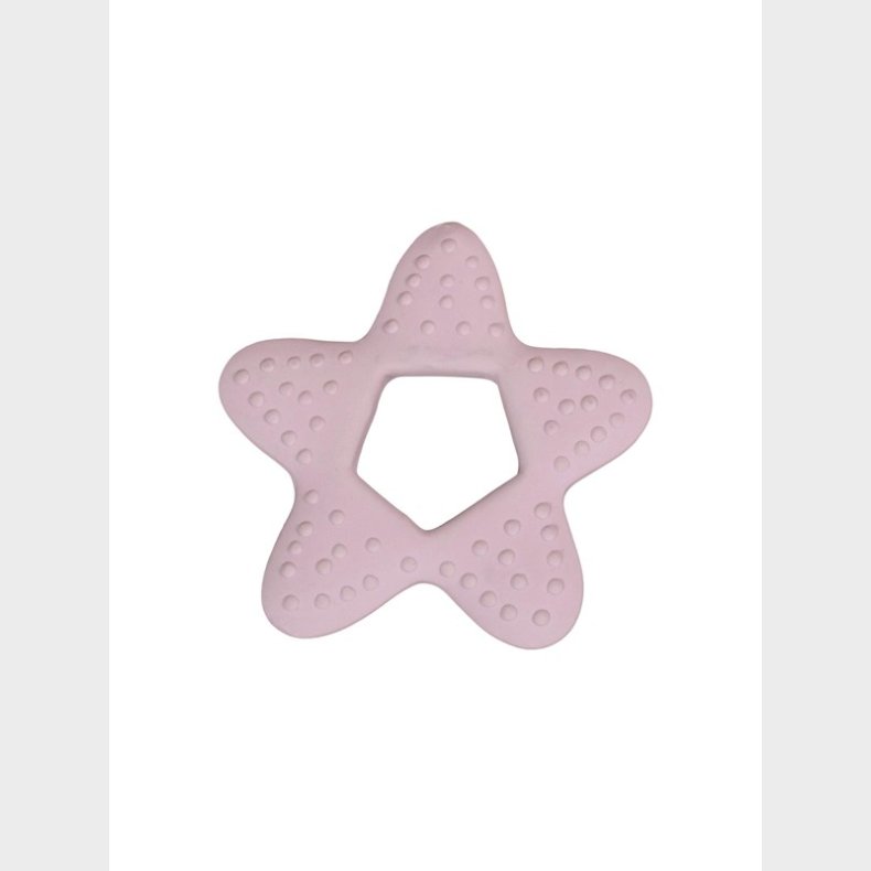 Filibabba Teether - Star natural rubber - light lavender