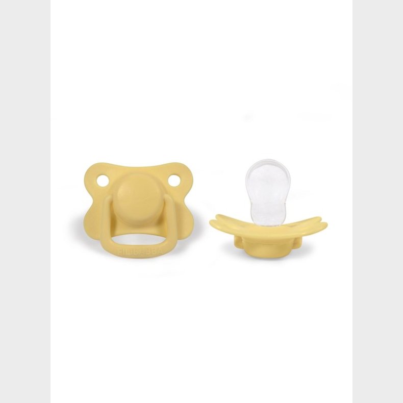 Filibabba Pacifiers 2-pack - Pale banana +6 months