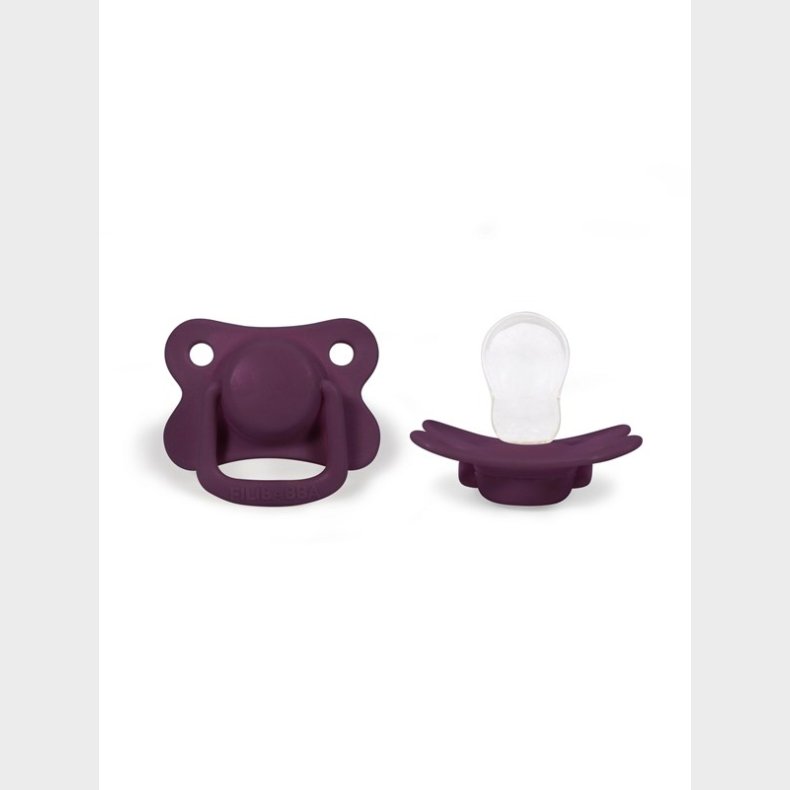 Filibabba Pacifiers 2-pack - Plum +6 months