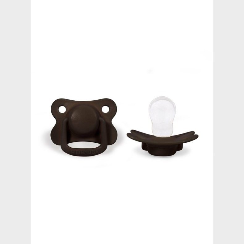 Filibabba Pacifiers 2-pack - Chocolate +6 months