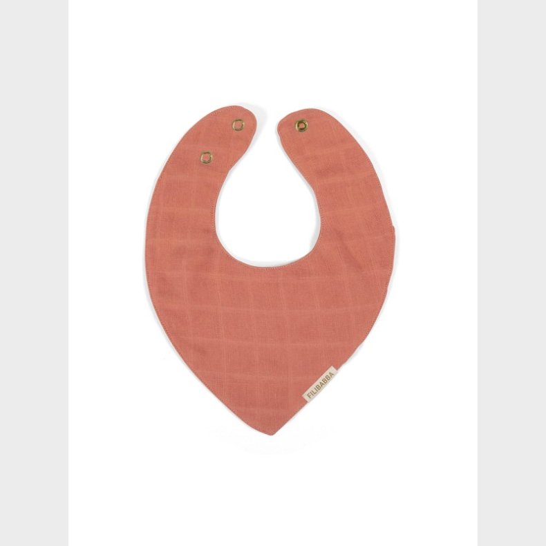 Filibabba Bib - Muslin - Coral