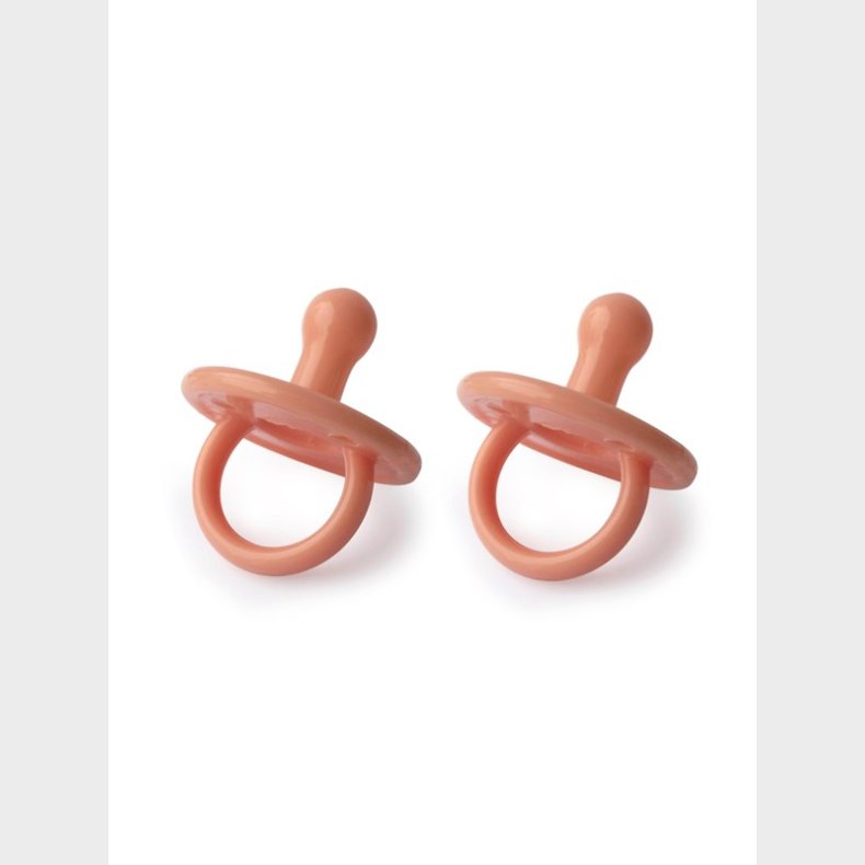 Filibabba Silicone pacifier 2-pack - Coral