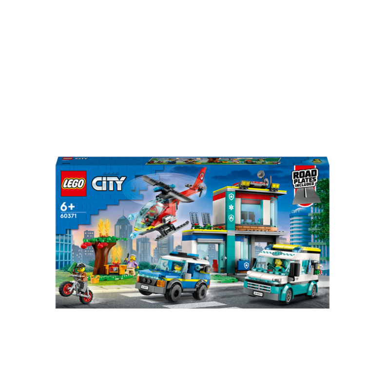 LEGO City 60371 Udrykningsfartjernes hovedkvarter