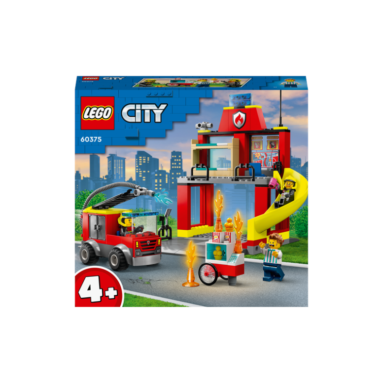 LEGO City 60375 Brandstation og brandbil