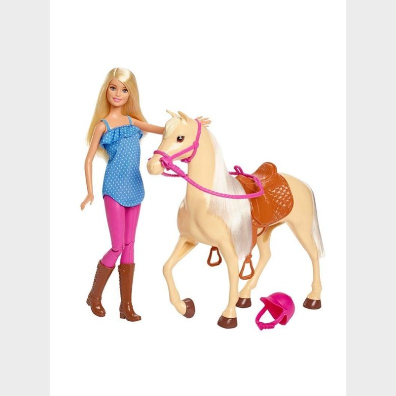 Barbie Doll &amp; Horse Playset