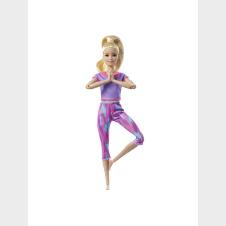 Barbie Made To Move Dukke (Blond)